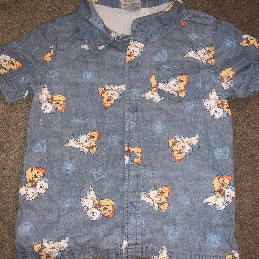 Disney Hercules button up